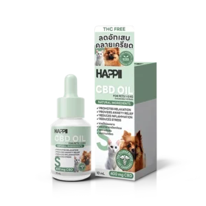Happii CBD Oil for Pets – 10ml (Size S, 4%)
