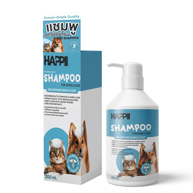 Happii Shampoo for Dogs & Cats 300ml